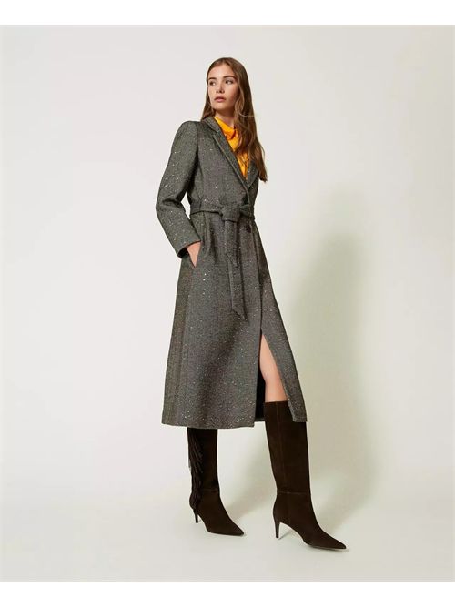 cappotto donna grigio TWINSET | TT2032/11085